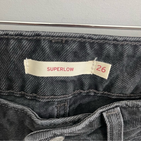 Levi’s Black Superlow Jeans - Picture 5 of 5